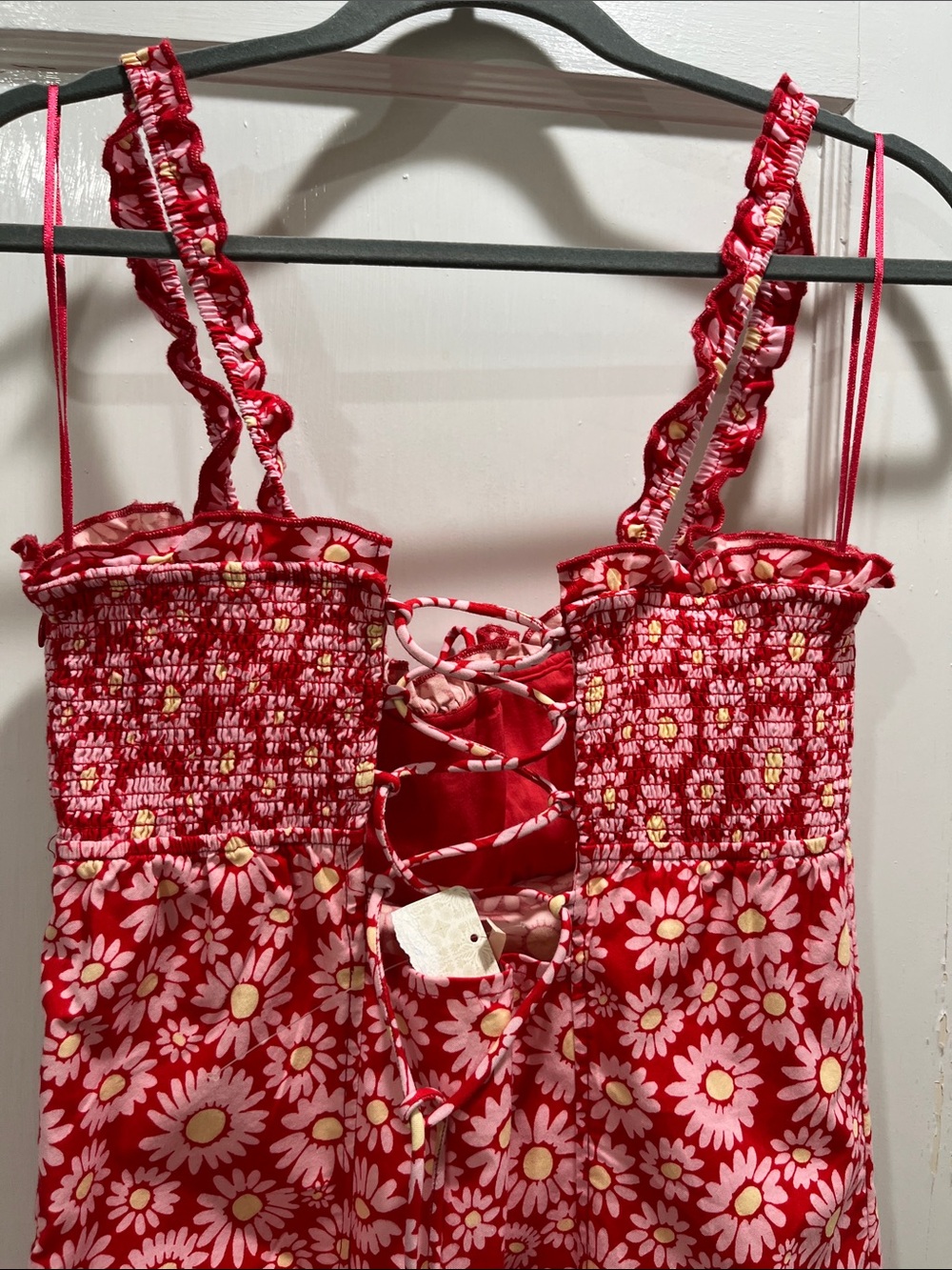 Free People Tomato Daisy Print Midi Dress - Picture 10 of 12